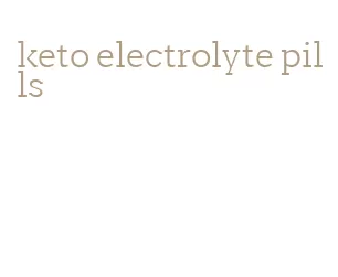 keto electrolyte pills