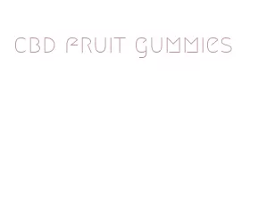 cbd fruit gummies