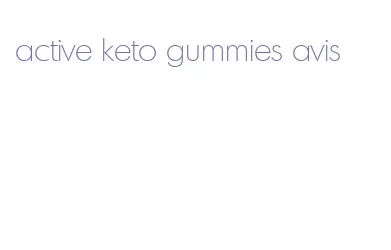 active keto gummies avis