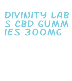 divinity labs cbd gummies 300mg