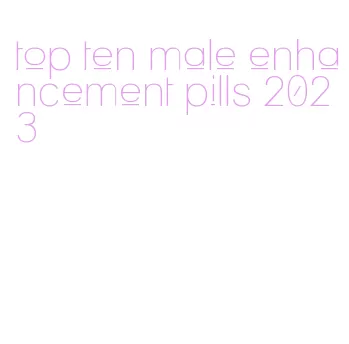 top ten male enhancement pills 2023