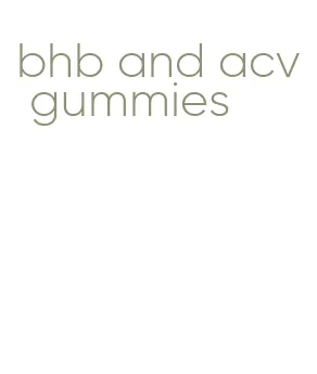 bhb and acv gummies