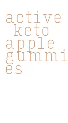 active keto apple gummies