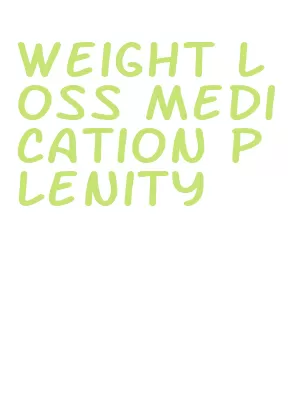 weight loss medication plenity