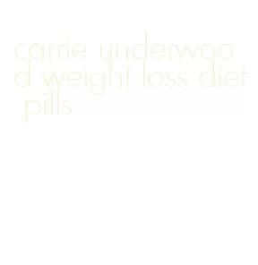 carrie underwood weight loss diet pills