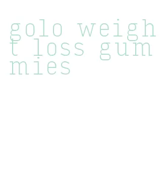 golo weight loss gummies