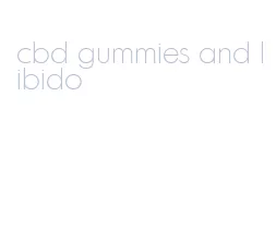 cbd gummies and libido