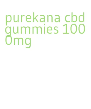 purekana cbd gummies 1000mg