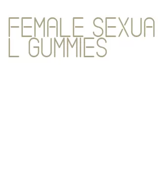 female sexual gummies