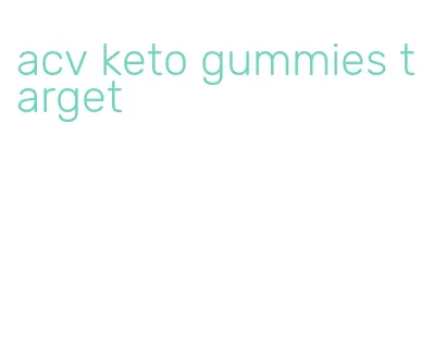 acv keto gummies target