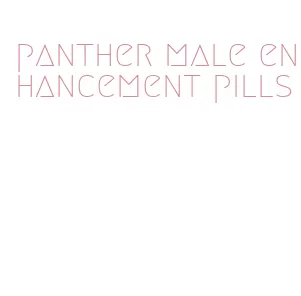 panther male enhancement pills