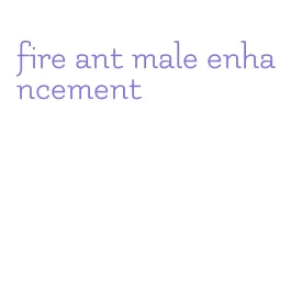 fire ant male enhancement