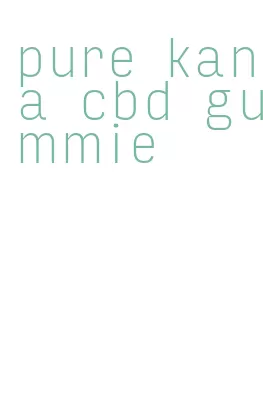 pure kana cbd gummie