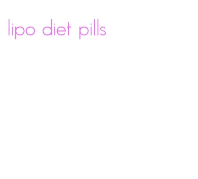 lipo diet pills