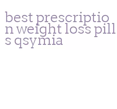 best prescription weight loss pills qsymia