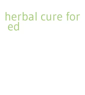 herbal cure for ed