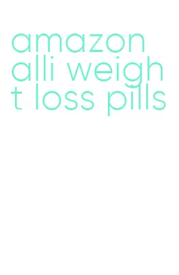 amazon alli weight loss pills