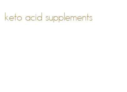 keto acid supplements