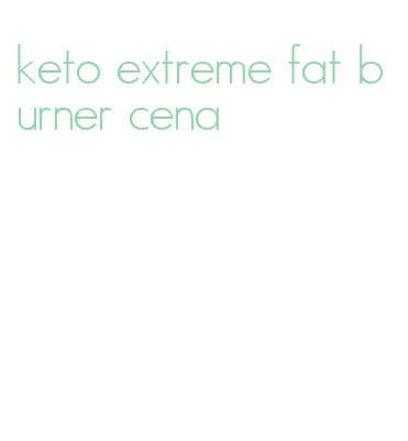 keto extreme fat burner cena