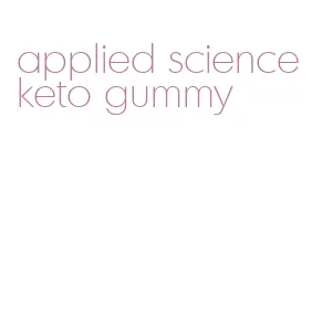 applied science keto gummy