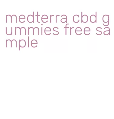 medterra cbd gummies free sample