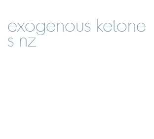 exogenous ketones nz