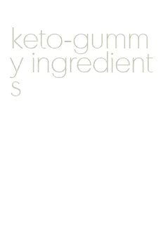 keto-gummy ingredients