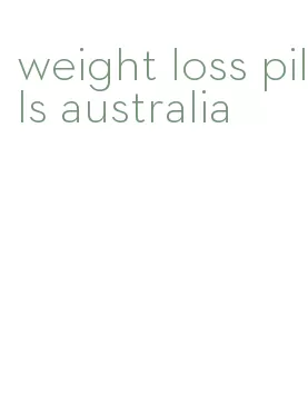 weight loss pills australia