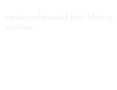 carrie underwood keto blast gummies