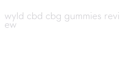 wyld cbd cbg gummies review