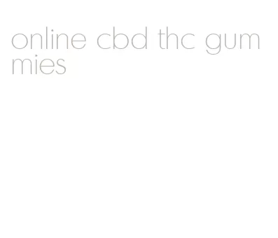 online cbd thc gummies