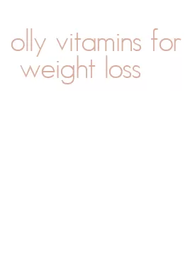 olly vitamins for weight loss