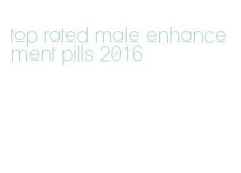 top rated male enhancement pills 2016