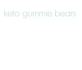 keto gummie bears