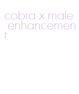 cobra x male enhancement