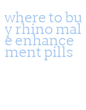 where to buy rhino male enhancement pills