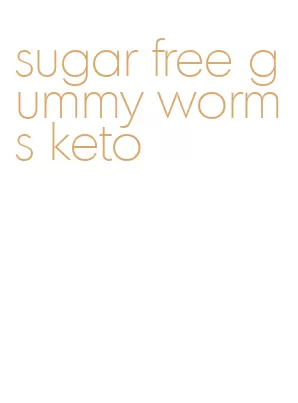 sugar free gummy worms keto