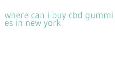 where can i buy cbd gummies in new york