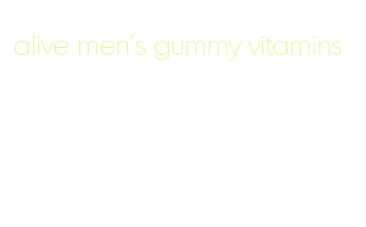 alive men's gummy vitamins