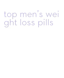 top men's weight loss pills