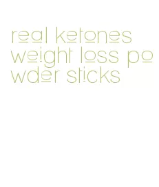 real ketones weight loss powder sticks