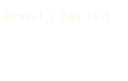 pruvit 5 day fast