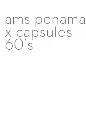 ams penamax capsules 60's