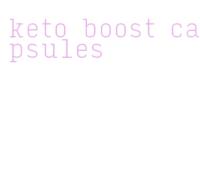 keto boost capsules