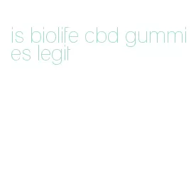 is biolife cbd gummies legit