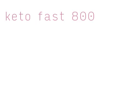 keto fast 800