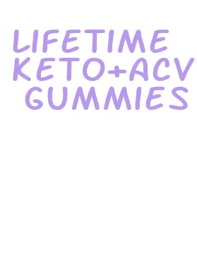 lifetime keto+acv gummies