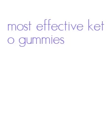 most effective keto gummies