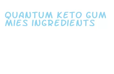 quantum keto gummies ingredients