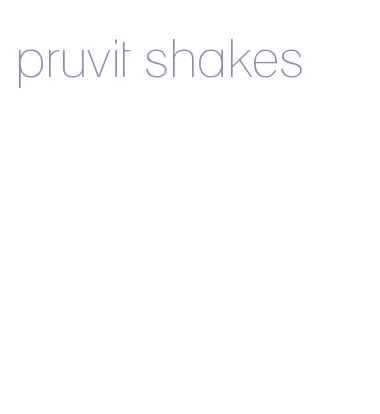 pruvit shakes